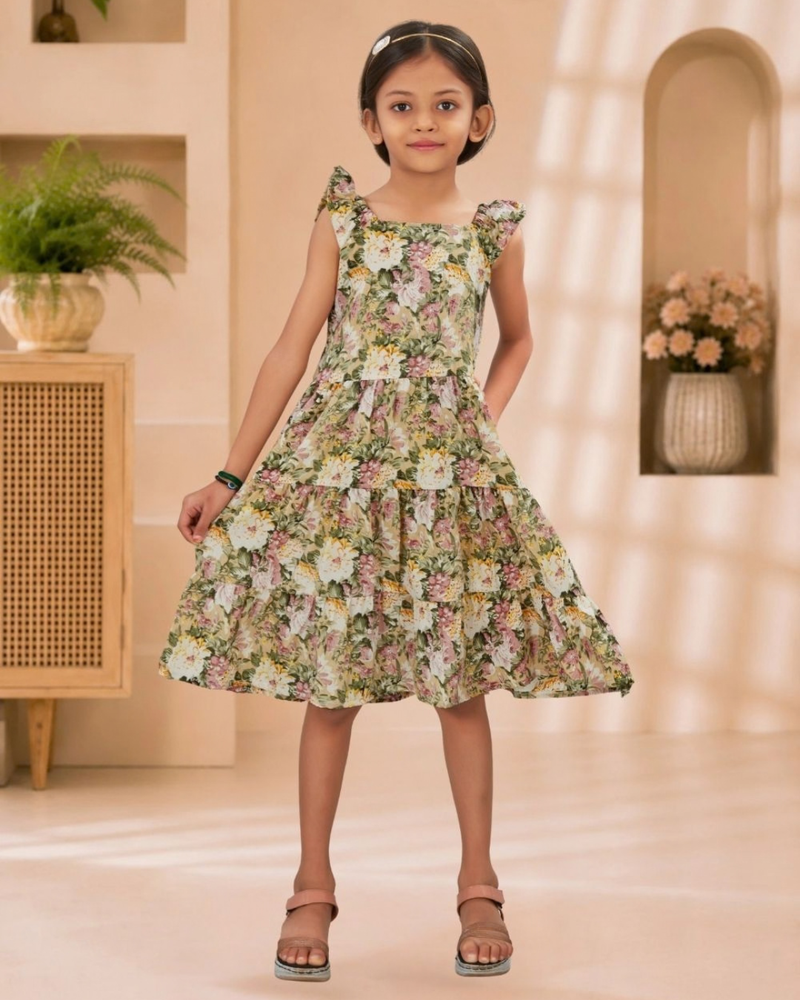 Elowen Garden Ruffle Frock