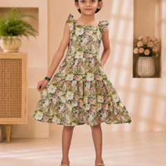 Elowen Garden Ruffle Frock