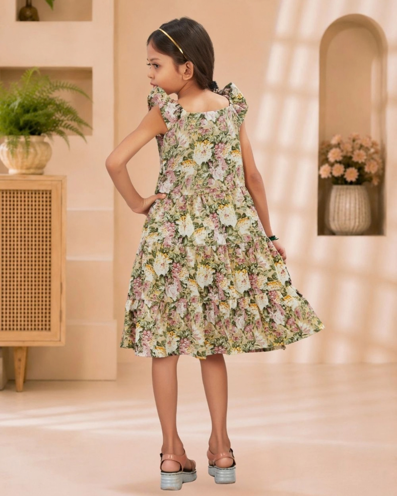 Elowen Garden Ruffle Frock