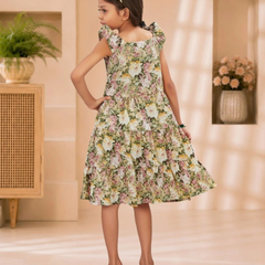 Elowen Garden Ruffle Frock