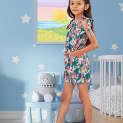 Marina Breeze Tie-Up Playsuit