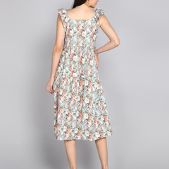 Ivory Fleur Tiered Dress