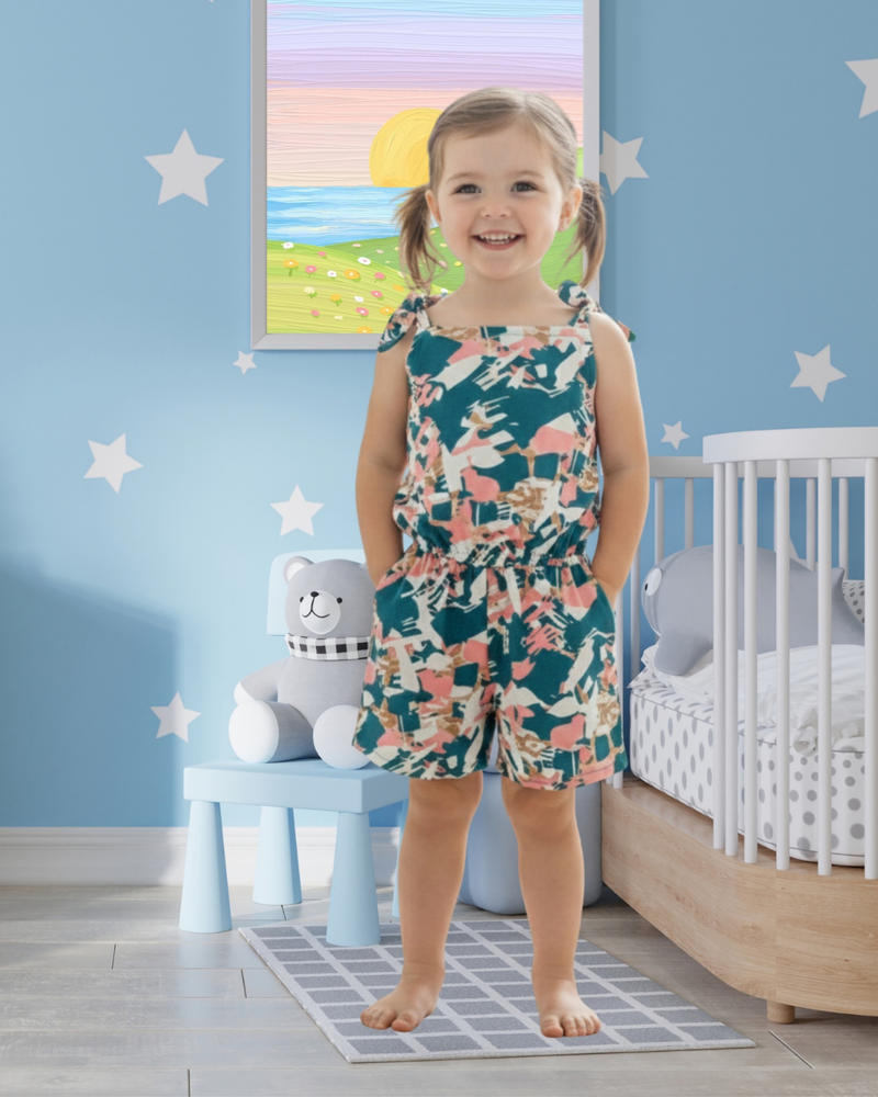 Marina Breeze Tie-Up Playsuit