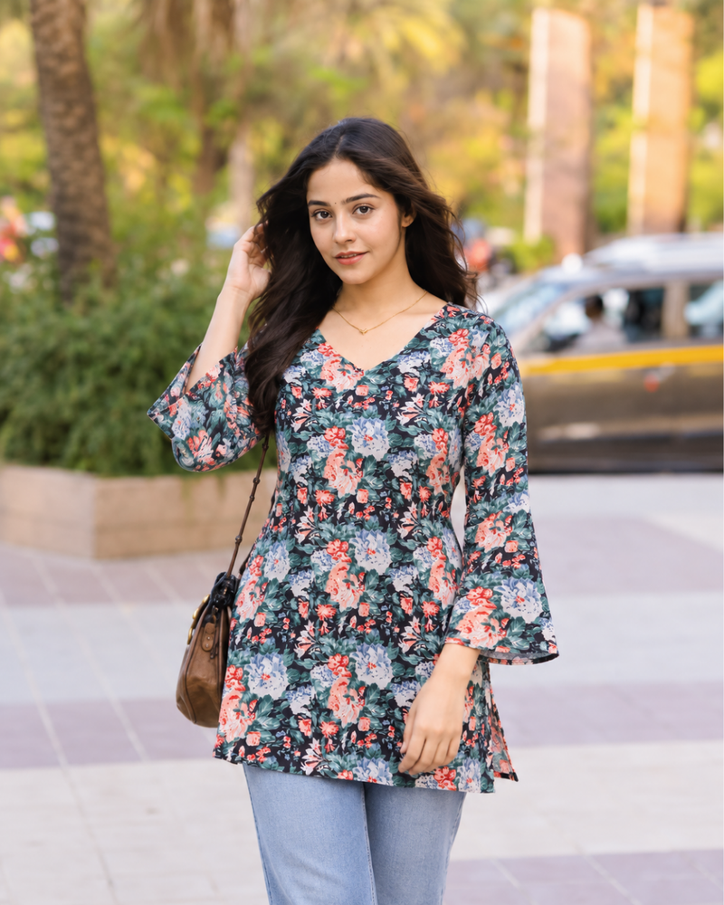 Astrid Bell Sleeve Tunic Top