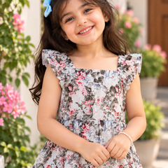Clara Blossom Tiered Frock