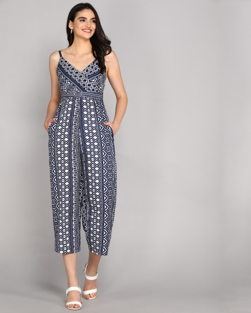 Sorrento Geo Crossover Jumpsuit
