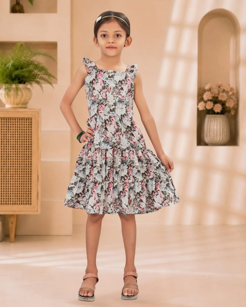 Clara Blossom Tiered Frock