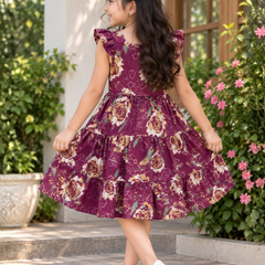 Mariposa Bloom Tiered Frock