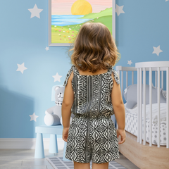 Nocturne Lattice Tie-Up Playsuit