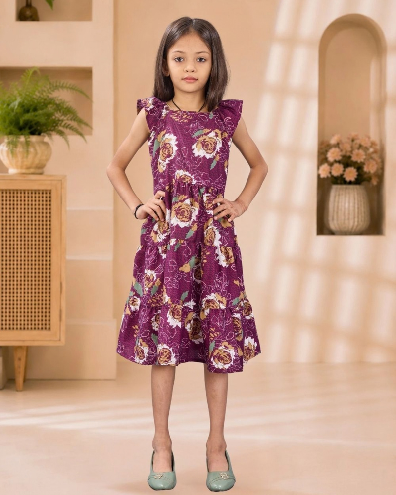 Mariposa Bloom Tiered Frock