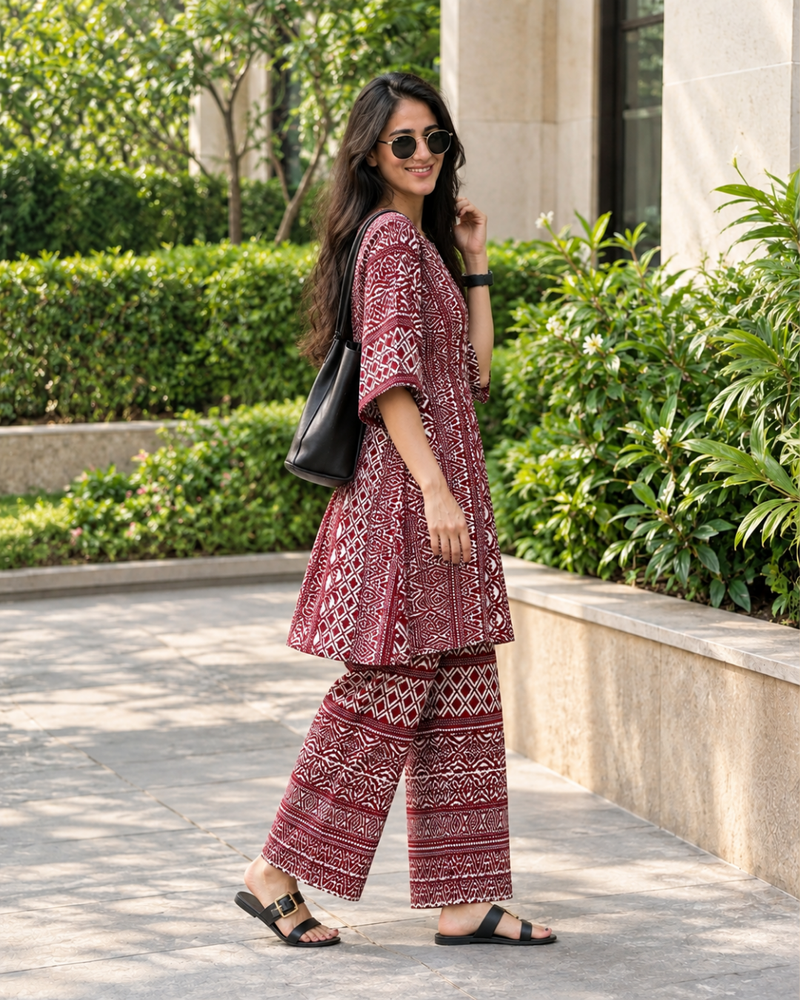 Marrakech Diamond Kaftan Set