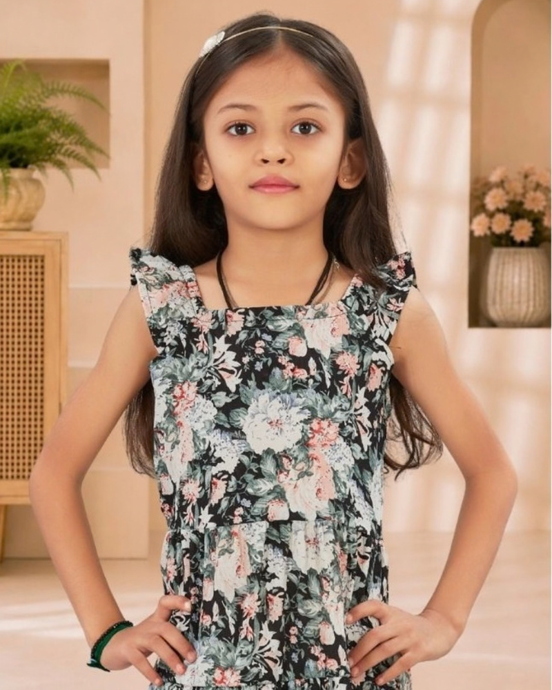Annabeth Ruffle Tiered Frock