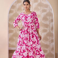 Vivienne Botanic Flared Dress