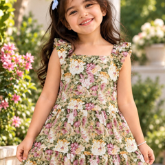 Elowen Garden Ruffle Frock