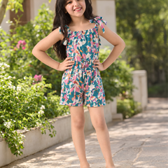 Marina Breeze Tie-Up Playsuit